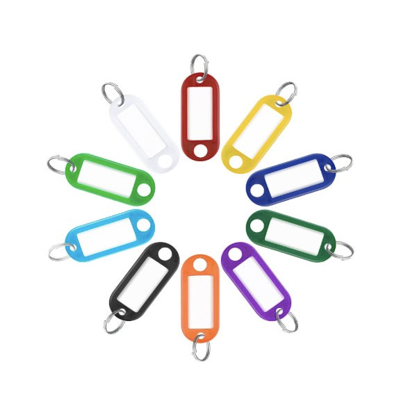 PVC ID Tag na may Label Window Key Tag